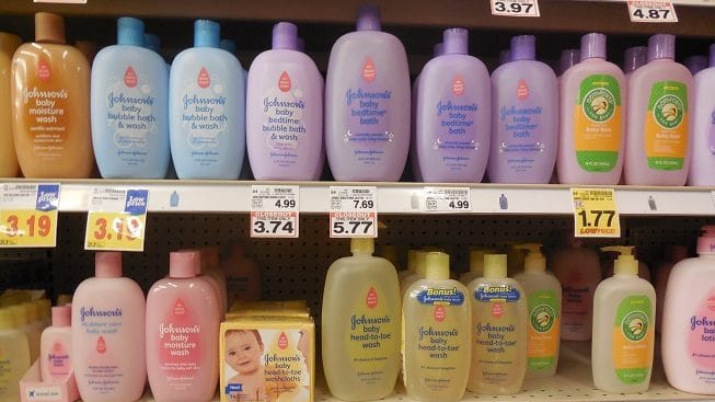 Johnson and Johnson baby shampoos. | Commons
