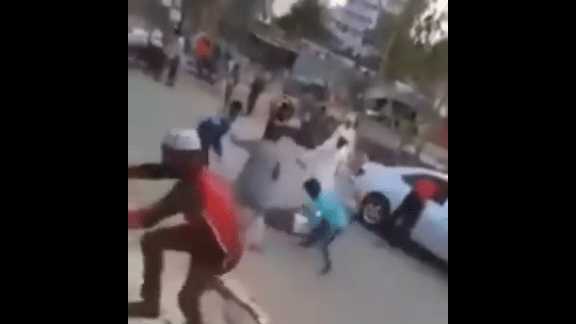 A screenshot of the fake video. | @Nationalist_Om | Twitter