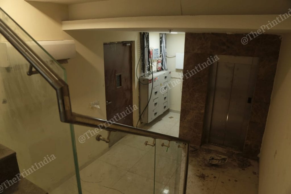 Interior of the ground floor of one of the homes meant for the newly-elected MPs | Photo: Manisha Mondal | ThePrint