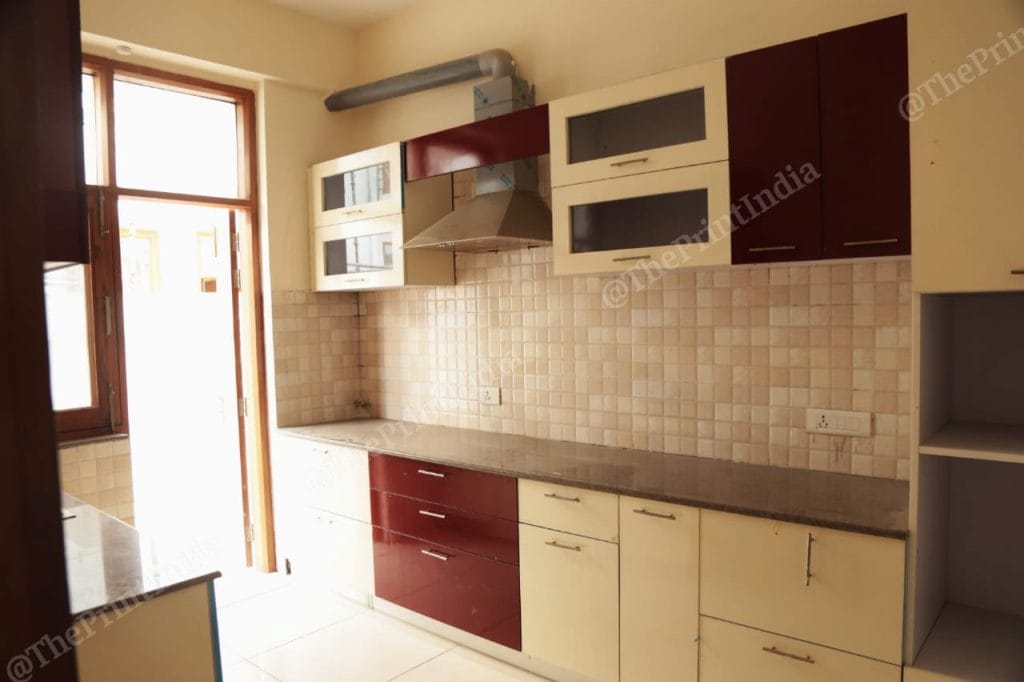 The new duplex flats are equipped with modular kitchens and other modern amenities. | Photo: Manisha Mondal | ThePrint