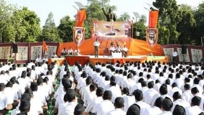 RSS members at a gathering