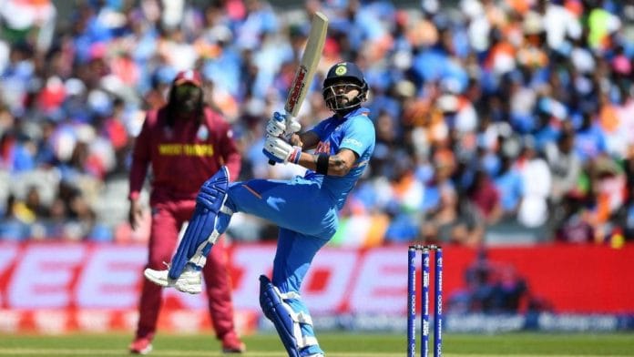 Virat Kohli during the 2019 Cricket World Cup