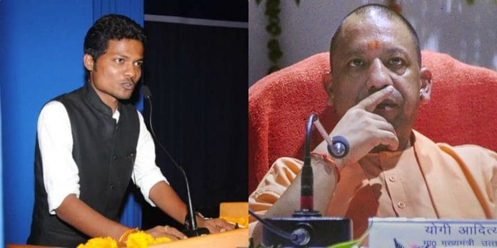 Prashant Kanojia (L) and Yogi Adityanath (R) | ThePrint
