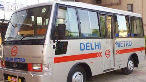 Delhi metro feeder bus
