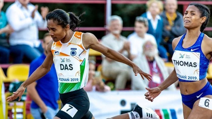 Sprinter Hima Das | Twitter | @HimaDas8 |
