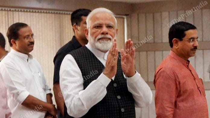 Modi at BJP Parliamentary party meeting