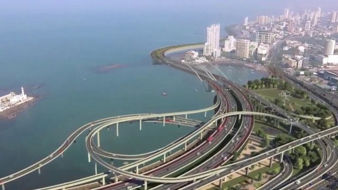 A model of the proposed Mumbai coastal road project | YouTube