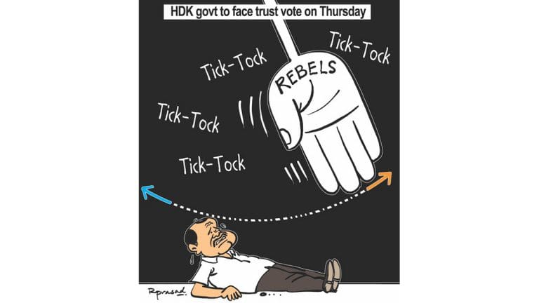 Countdown begins for Kumaraswamy govt and Chandrayaan-2 readies to launch ‘before polls’