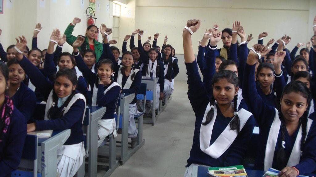 Children during a SPACE workshop | Photo: Fatima Khan | ThePrint