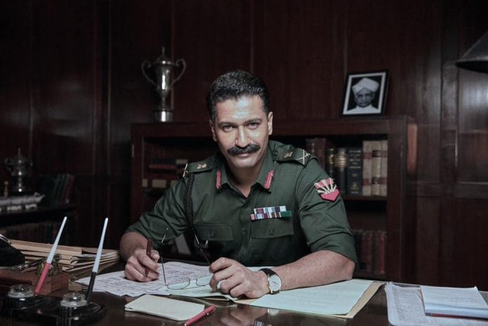 Actor Vicky Kaushal as Field Marshal Sam Manekshaw