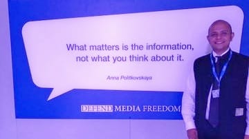 The Caravan’s executive editor Vinod K. Jose