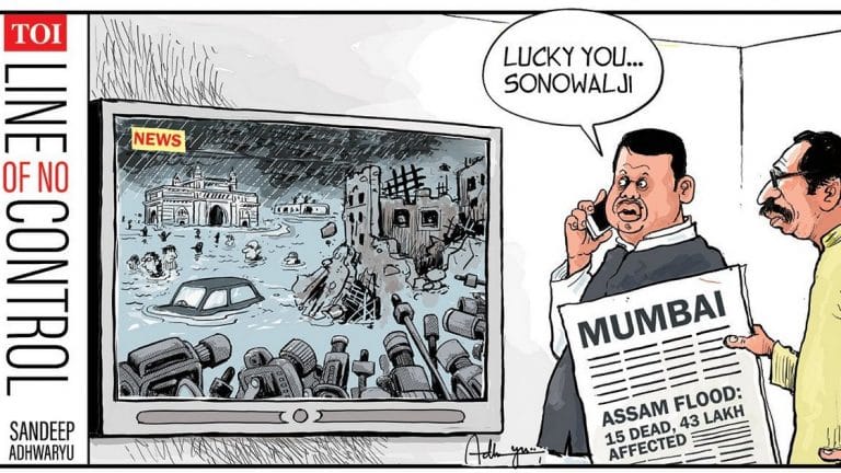 Assam floods miss media spotlight, Yeddyurappa poses for ‘bottle cap challenge’