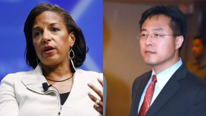 Susan Rice and Lijian Zhao | ThePrint