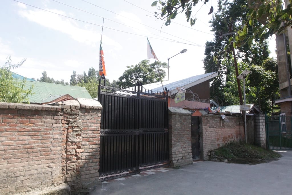 BJP office in Anantnag | Photo: Praveen Jain | ThePrint