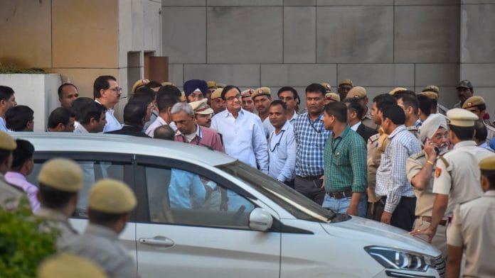 Senior Congress leader and former finance minister P Chidambaram