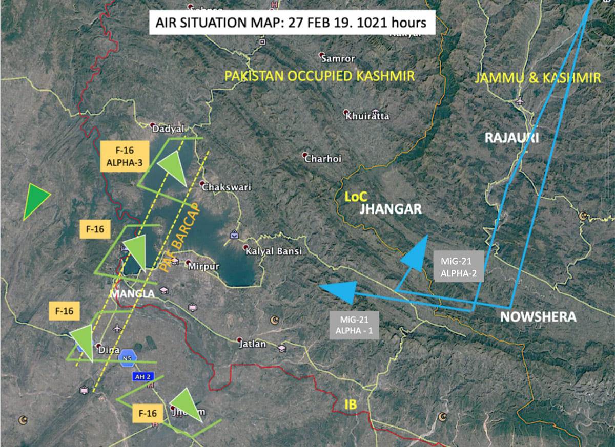 Initial Situation Map based the shared IAF data