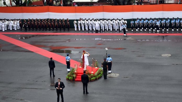Narendra Modi on independence day