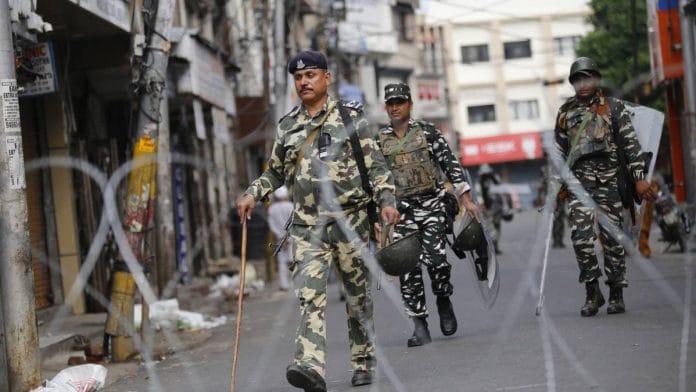 Restrictions in several parts of J-K