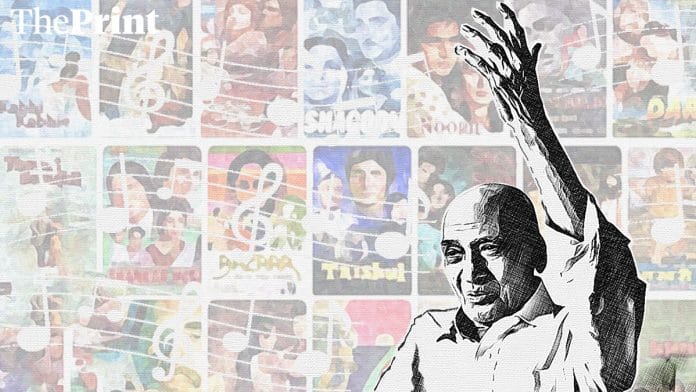 Music composer Khayyam | Illustration: Arindam Mukherjee | ThePrint