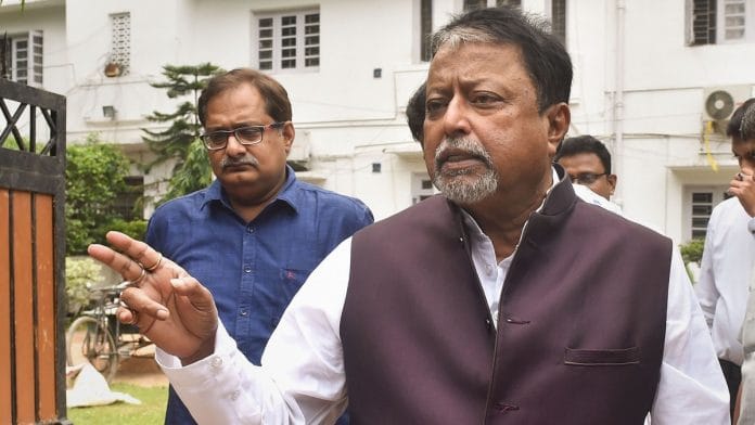 BJP MP Mukul Roy at his residence in New Delhi | PTI