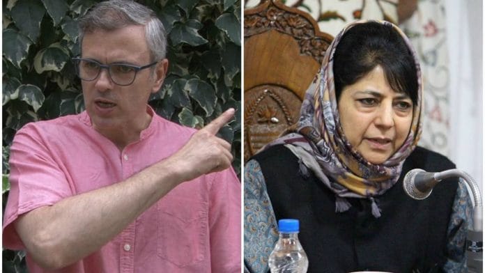 Omar Abdullah and Mehbooba Mufti