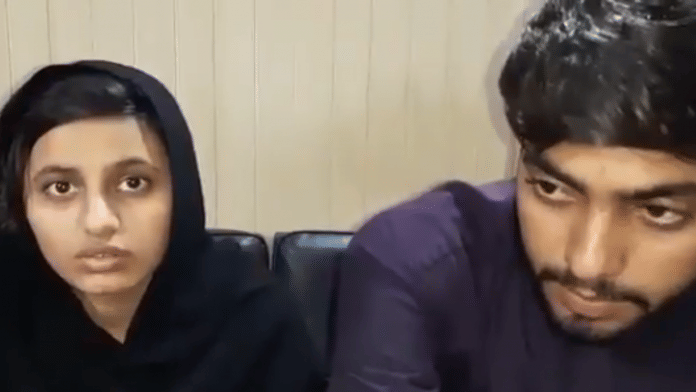 Minor Sikh girl Jagjit Kaur and Muslim boy Zulfiqar Ali | Twitter screengrab: @rsrobin1