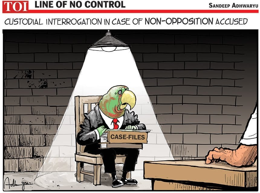 Sandeep Adhwaryu cartoon