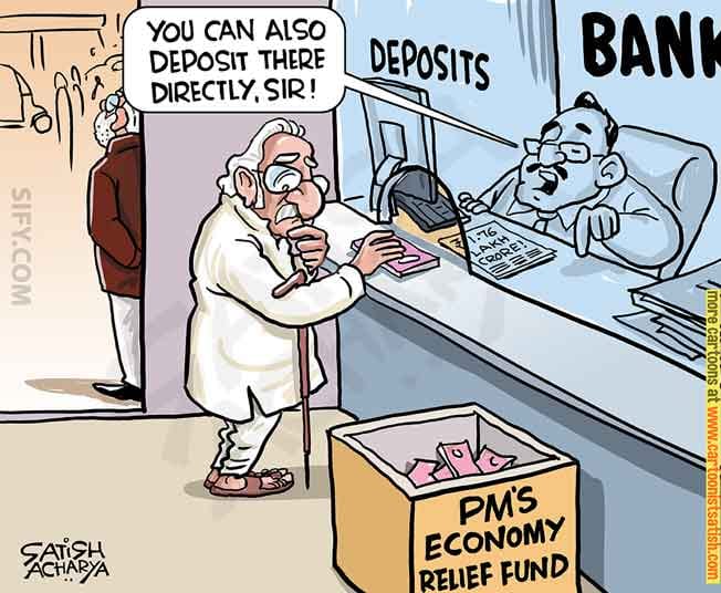 Satish Acharya cartoon