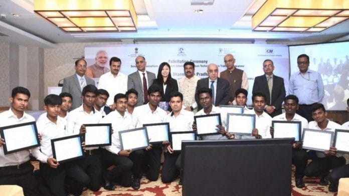 The first batch of interns under the TITP programme | msde.gov.in