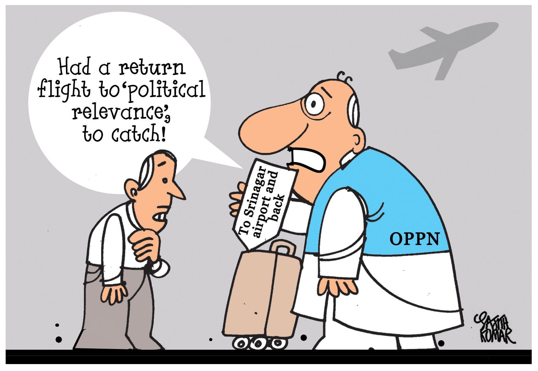 Sajith Kumar Kashmir cartoon