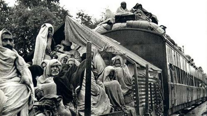 A refugee train, Punjab, during Partition | Commons