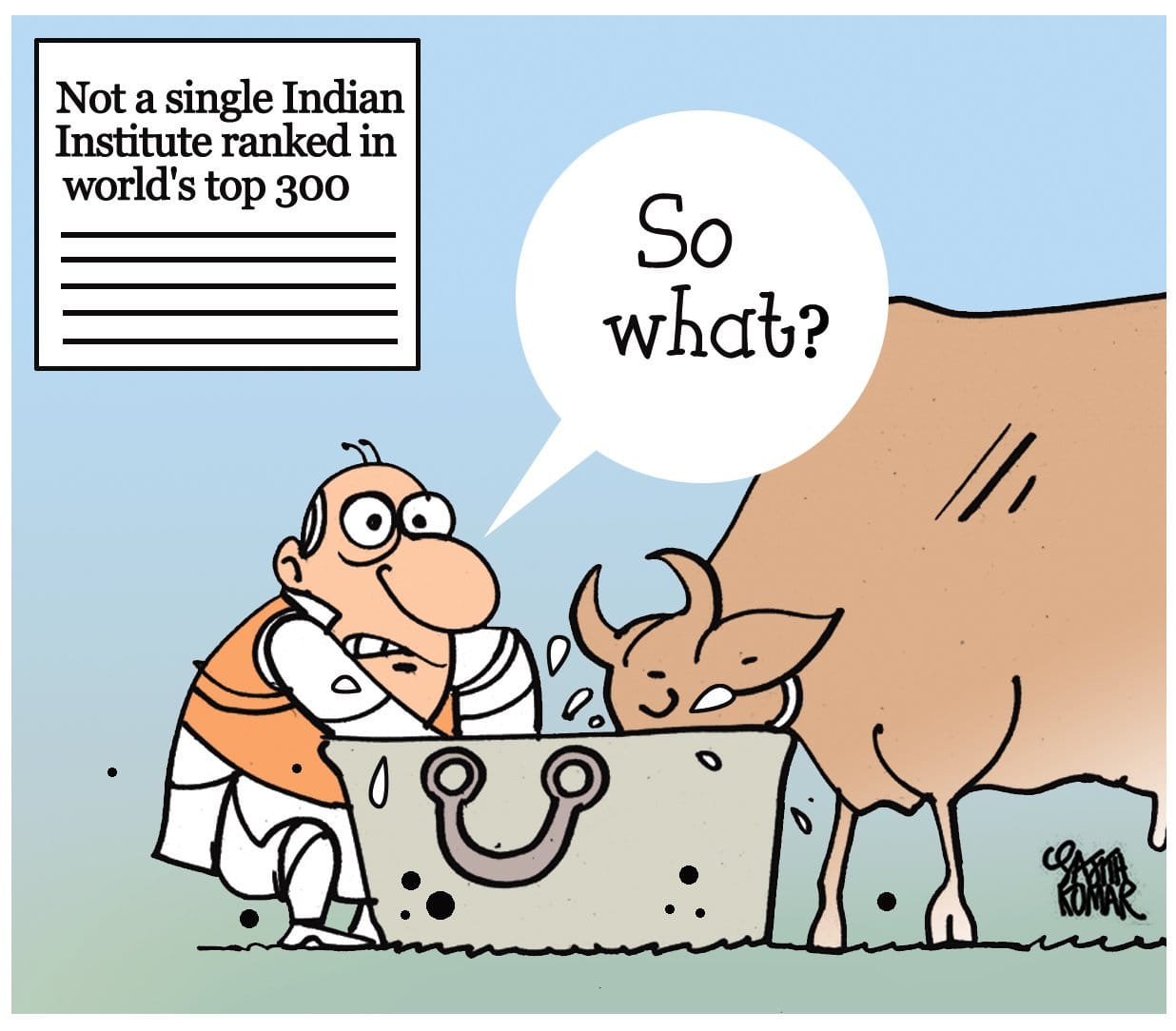 Sajith Kumar cartoon