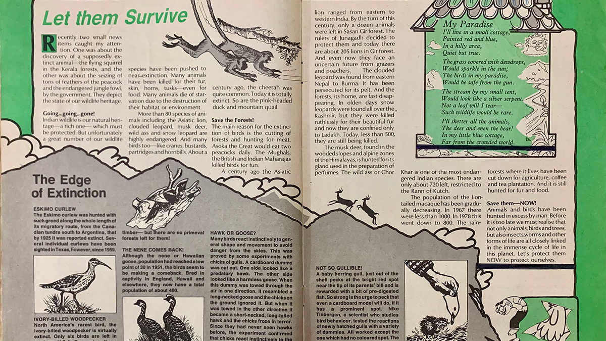 The magazine aimed for as much children’s involvement as possible