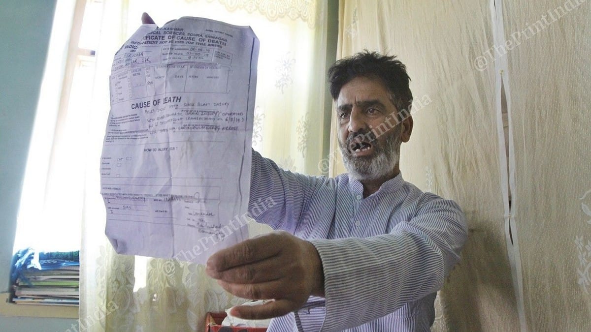 Asrar's father Firdous Ahmad Khan