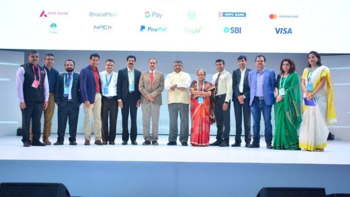 IT Minister Ravi Shankar Prasad with others at the event in New Delhi Thursday | Twitter