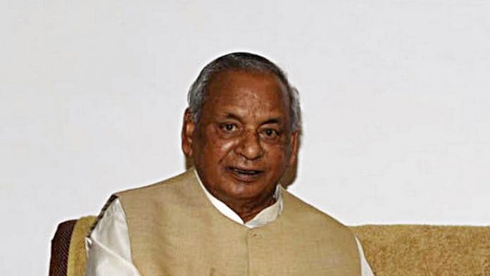 File photo of Kalyan Singh in Lucknow |