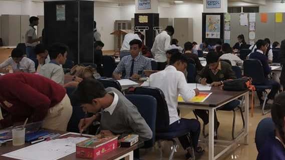 Students at School of Excellence, Kalkaji | Facebook: School of Excellence