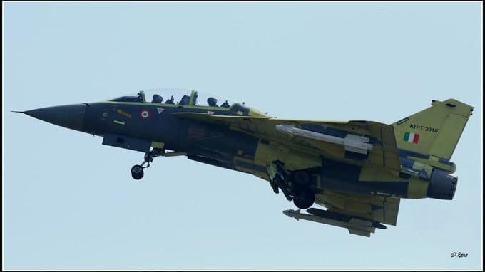 A Tejas aircraft (representative image) | Twitter: @PIB_India