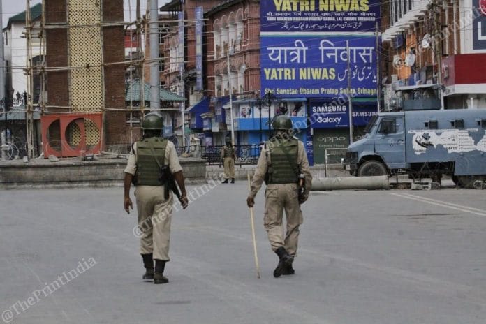 Defence forces in Kashmir