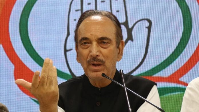 Ghulam Nabi Azad | Photo: Suraj SIngh Bisht | ThePrint