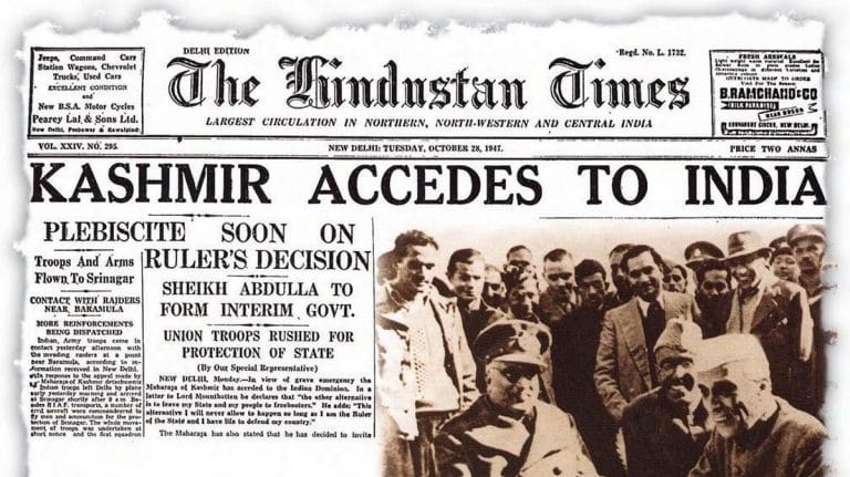 The real truth about the ‘Standstill’ arrangement between Pakistan and Kashmir