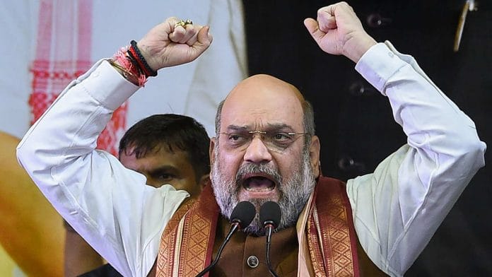 Amit Shah in Kolkata