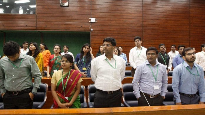 IAS officers of 2017 batch in Parliament (representational image) | Photo: Praveen Jain | ThePrint