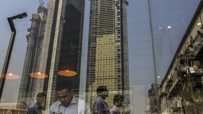 Lodha The Park, a luxury residential project in Mumbai. | Photo: Dhiraj Singh | Bloomberg