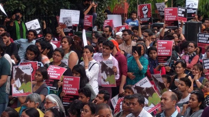 The Kathua rape and murder case had become a national issue, with protests held against the perpetrators in New Delhi