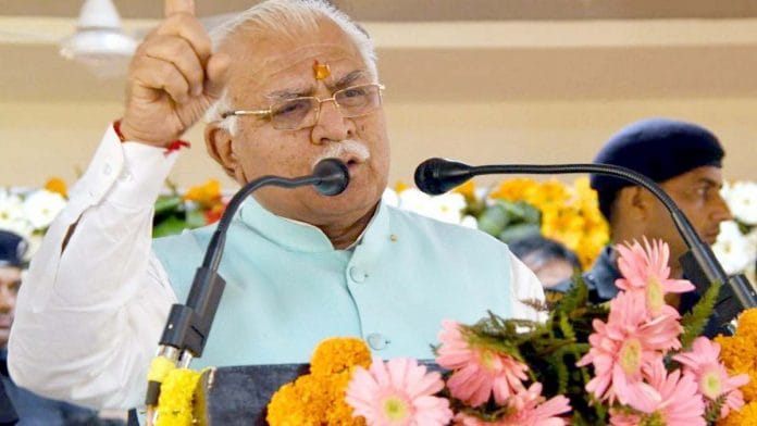 Haryana CM Manohar Lal Khattar | Twitter