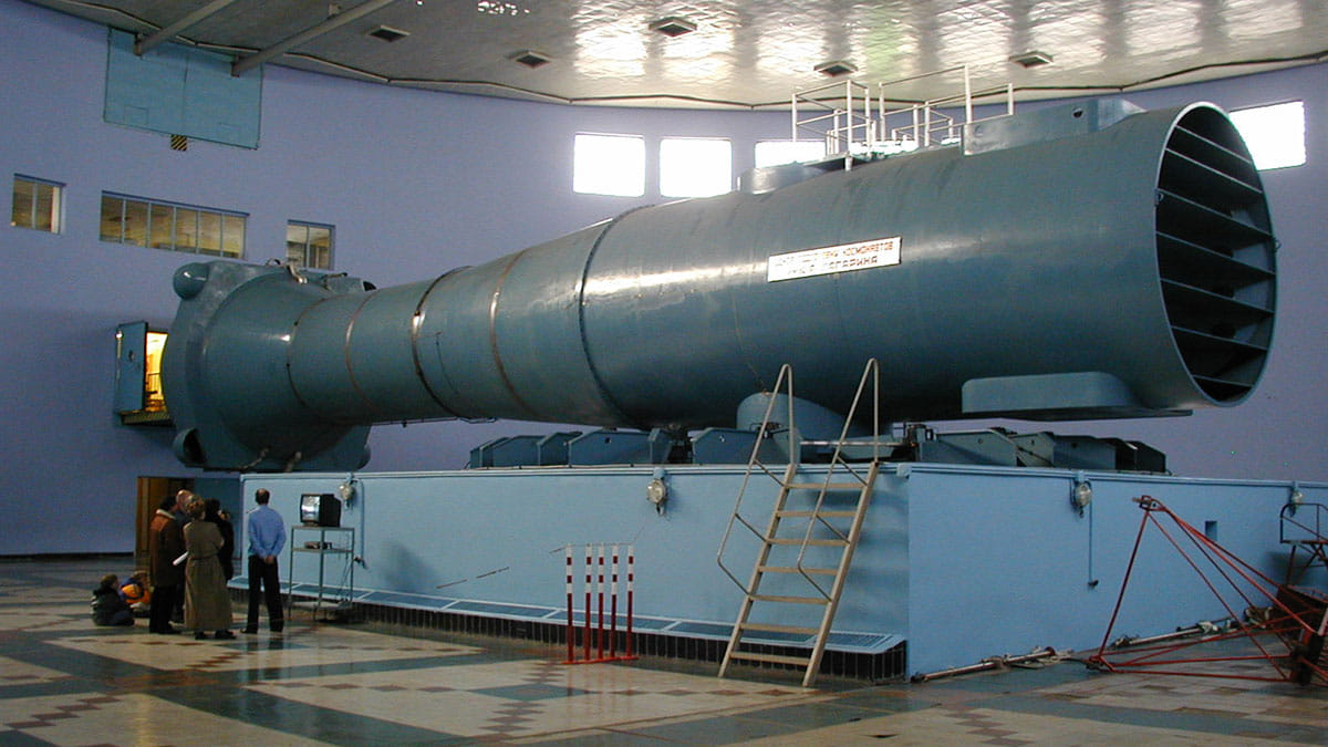 Centrifuge at the Yuri Gagarin Cosmonaut Training Center in Russia, capable of delivering loads up to 31g