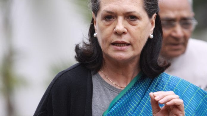 File photo of Sonia Gandhi | ThePrint