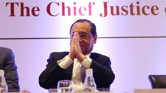 File photo of former Chief Justice of India Ranjan Gogoi | Photo: Suraj Singh Bisht | ThePrint