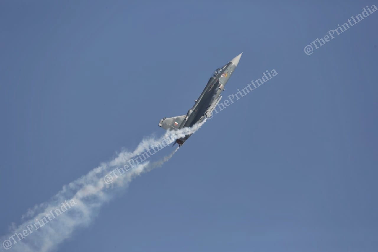 The IAF's indigenously-built Tejas in flight | Photo: Suraj Singh Bisht | The Print